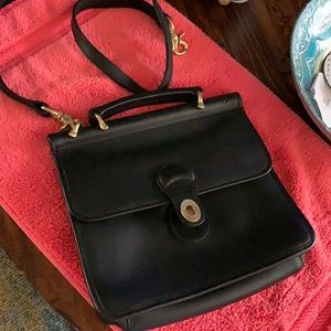 Leather coach crossbody